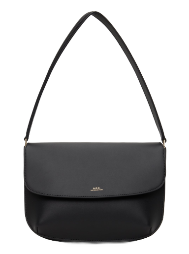 Torba za rame A.P.C. Sarah Shoulder Bag Crna | PXAWV-F61526