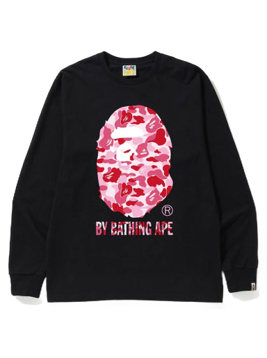 Majica kratkih rukava BAPE ABC Camo By Bathing Ape L/S Tee Crna | 1I80-111-013