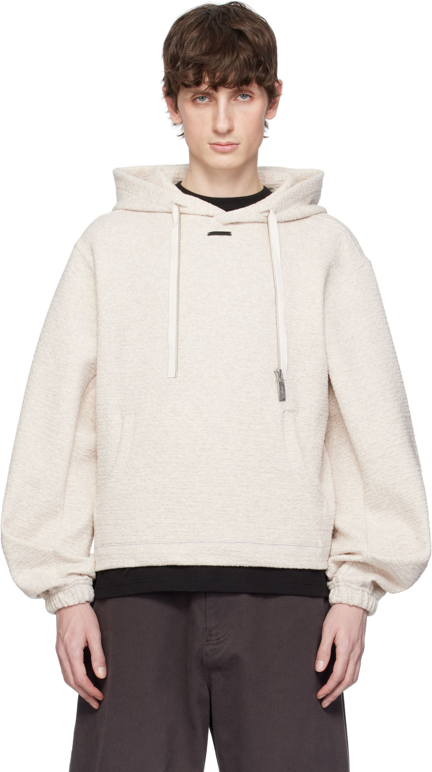 Dukserice ADER ERROR ADER error Realce Product. 29 Hoodie Bež | BO01SSHD0102OT, 0