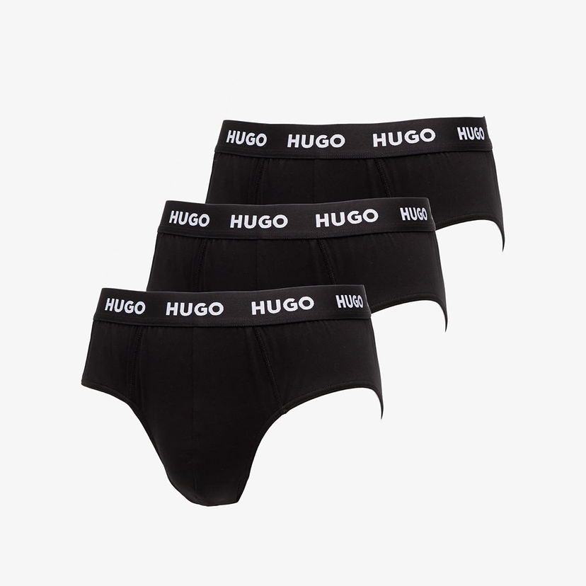 Bokserice BOSS Hugo Men-B-Hipbrief 3-Pack Black Crna | 50469763-001