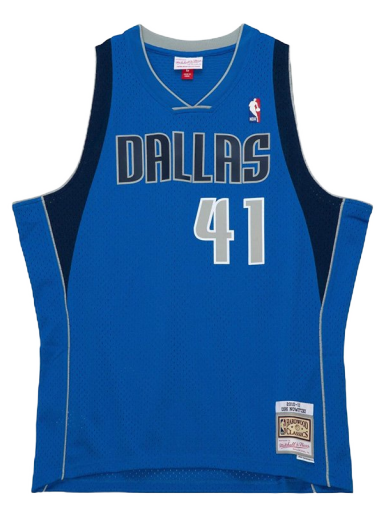 Majica kratkih rukava Mitchell & Ness NBA Dalls Mavericks Dirk Nowitzki Dark Jersey Tamnoplava | SMJY4192-DMA10DNOCPBL