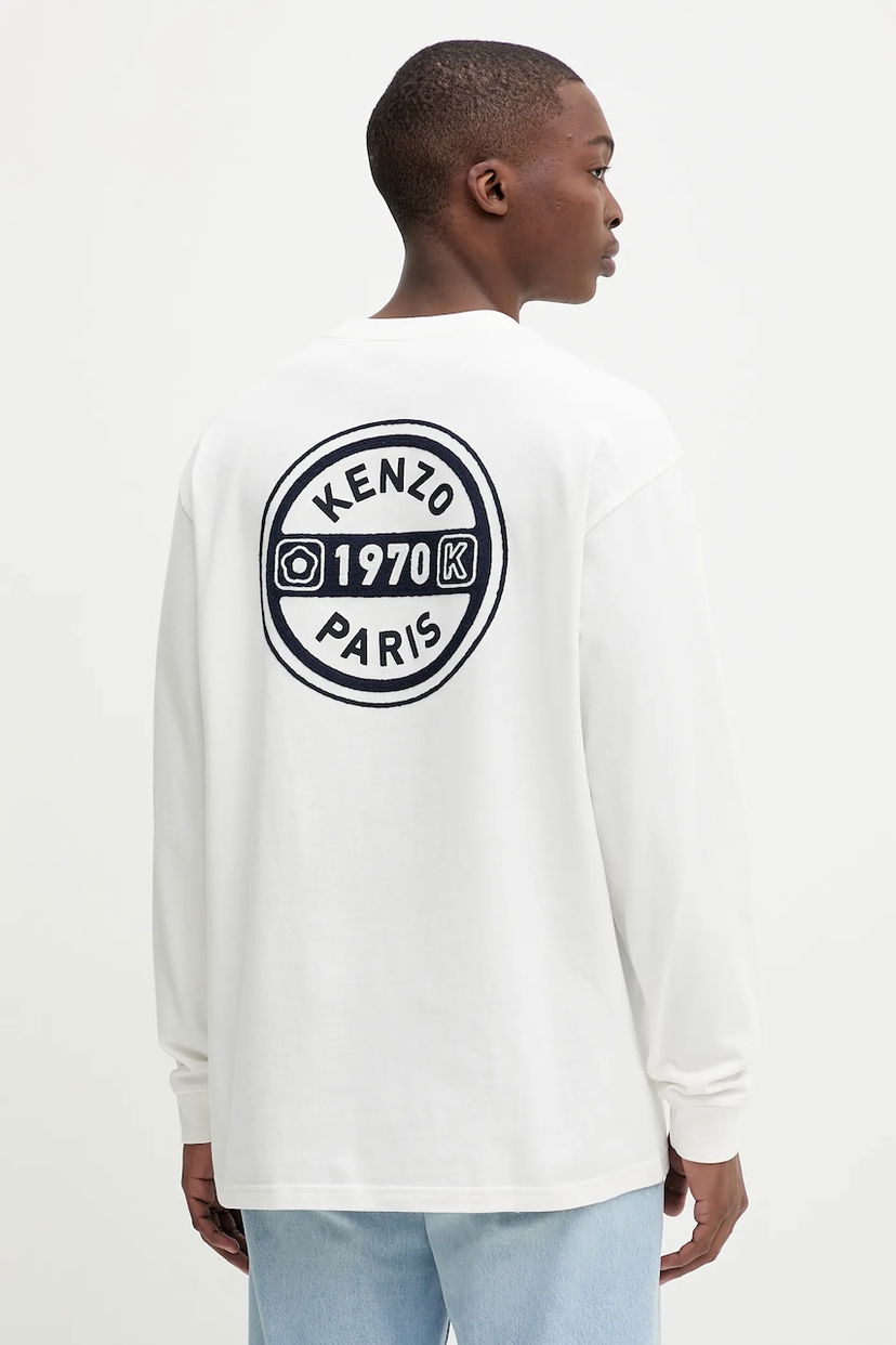 Majica kratkih rukava KENZO Kenzo Long Sleeve T-Shirt Bijela | FF65TL3504SI