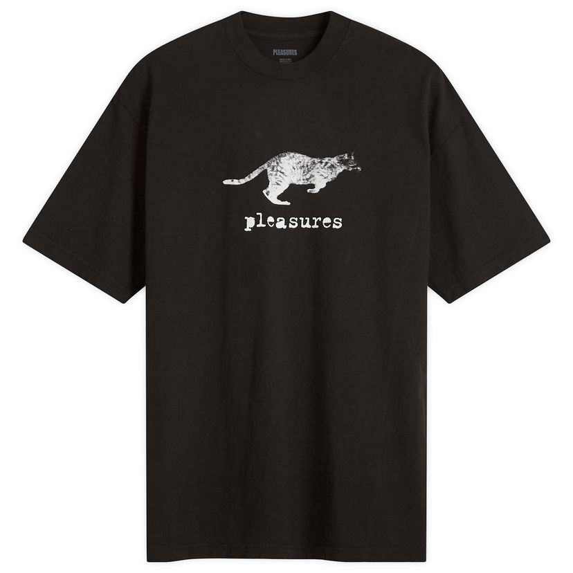 Majica kratkih rukava Pleasures Sprint Graphic T-Shirt, Size Large Crna | P25SP063-BLACK