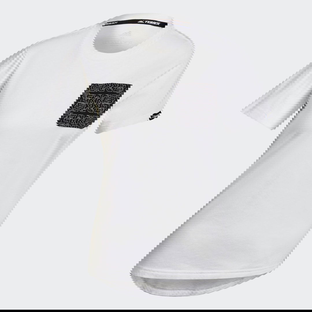 Majica kratkih rukava adidas Performance Tričko Terrex Pocket Graphic Bijela | GU8983, 0