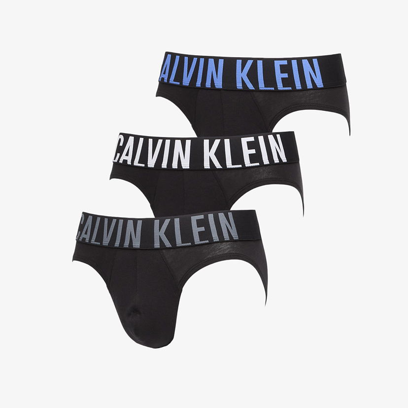Donje rublje i čarape CALVIN KLEIN Hip Brief 3-Pack M Crna | 000NB3607A ZDM