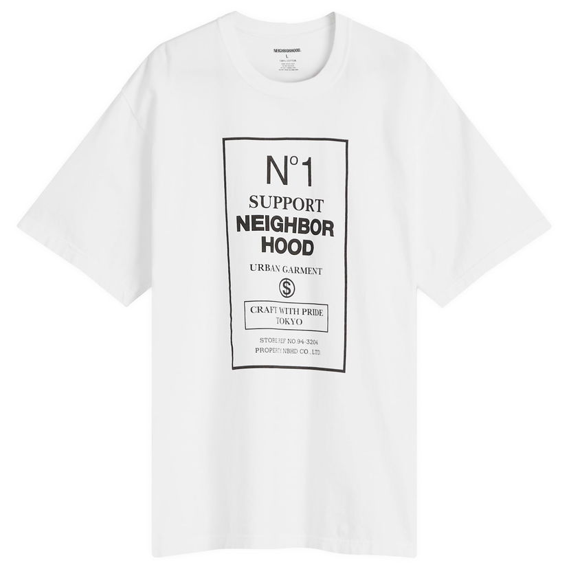 Majica kratkih rukava Neighborhood Support Hood Graphic Tee, Size L Bijela | 251PCNH-ST15-WHT