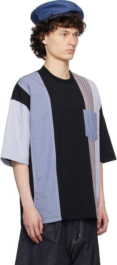 Majica kratkih rukava Comme des Garçons Comme des Garçons Homme Multi-Fabric T-Shirt Bijela | HO-T010-051, 4