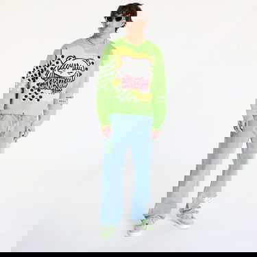 Dukserice Footshop Spiritual Gangster Graphic Knit Sweater Zelena | FTSHP_391, 8