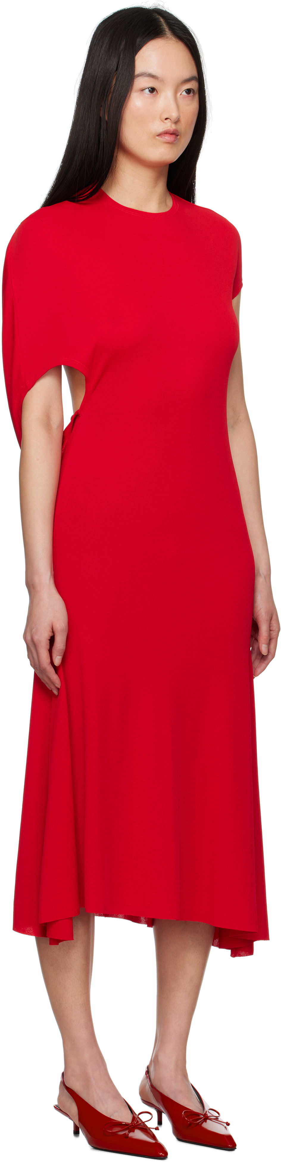 Haljina Jacquemus Jacquemus La Croisière 'The Salerno' Midi Dress Crvena | 24H243DR193-1026, 1