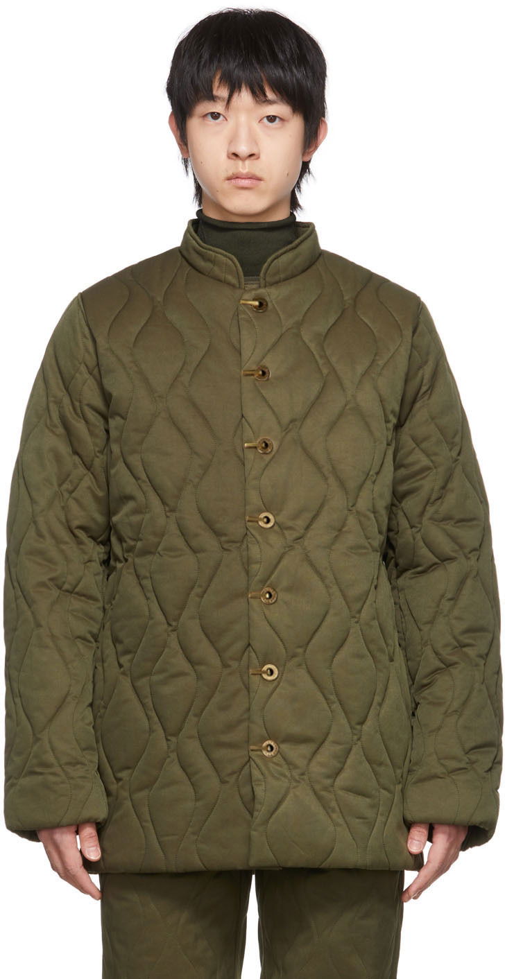 Pernata jakna Dion Lee Dion Lee Wave Quilted Liner Jacket Zelena | C6006R22