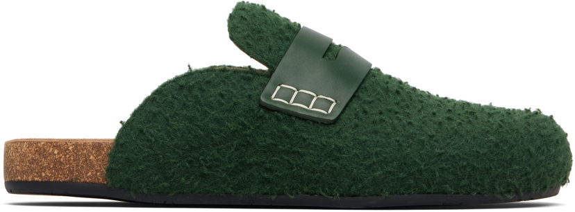 Tenisice i cipele JW Anderson JW Anderson Felt Loafers Zelena | LF0029-FA0468