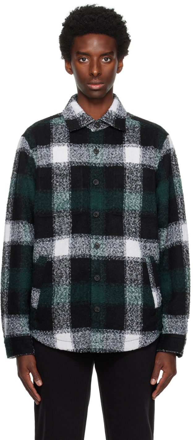 Košulja BOSS Oversized Plaid Button-Up Shirt Zelena | 50502103
