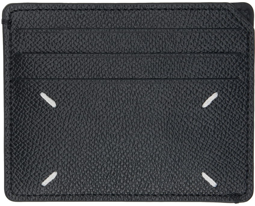 Novčanik Maison Margiela Black Stitches Card Holder Crna | SA2VX0003 P4745, 1