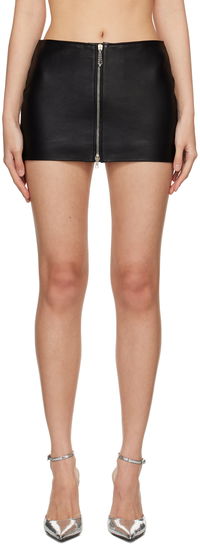 BY FAR Milena Leather Mini Skirt