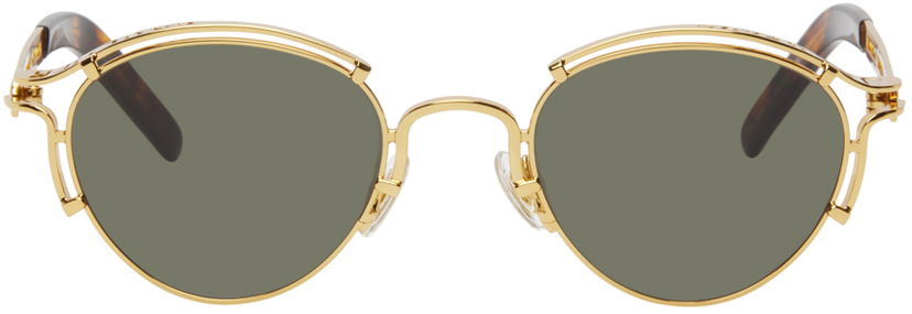 Sunčane naočale Jean Paul Gaultier Gaultier Round 56-5102 Sunglasses Smeđa | 24/30-U-LU009-X056-92