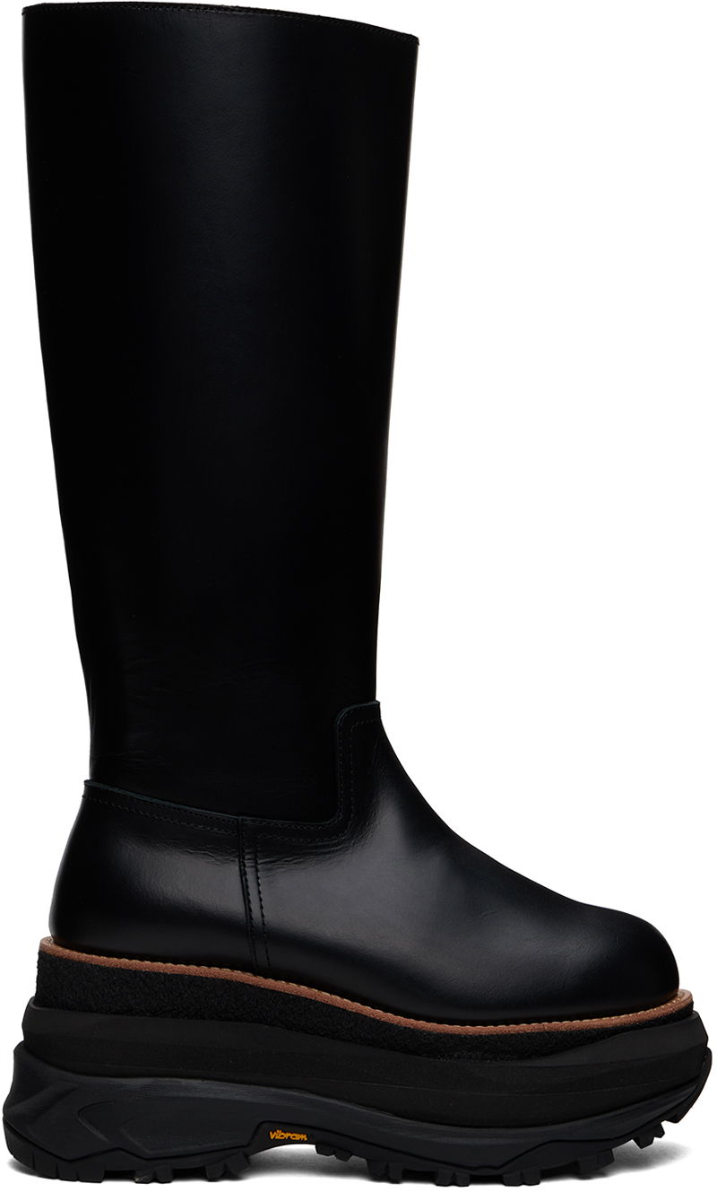 Odjeća sacai sacai Long Tall Boots Crna | 24-07474