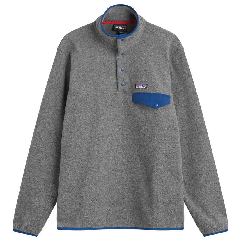Džemper Patagonia Lightweight Synchilla Snap-T Pullover, Size Small Siva | 25551-NKCL