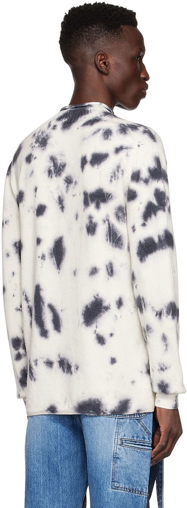 Džemper We11done Tie-Dye Wool Sweater Bijela | WD-KT1-22-604-U-BK, 2