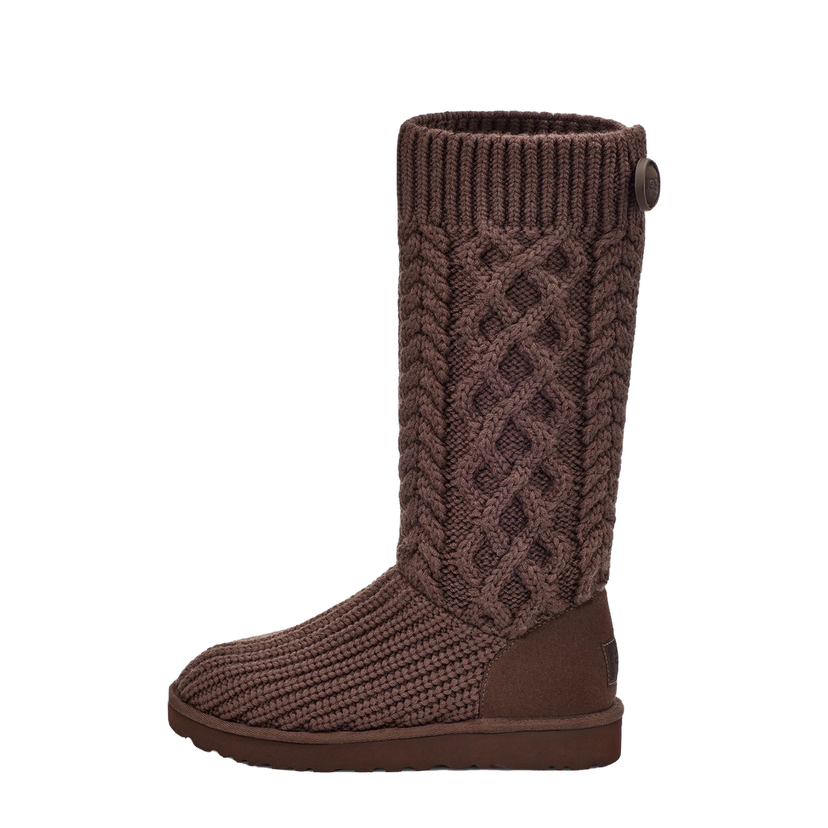 Tenisice i cipele UGG Classic Cardi Cabled Knit Smeđa | 1146010-BCDR