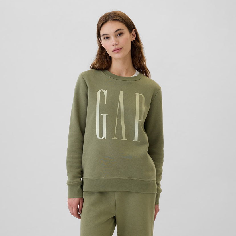 Dukserice GAP Logo Sweatshirt Walden Green Zelena | 540907-02