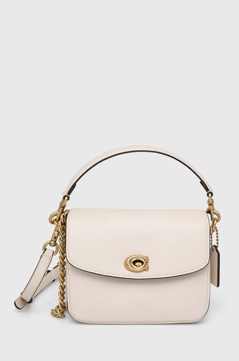Ručna torbica Coach Cassie 19 Leather Handbag Bež | CV437