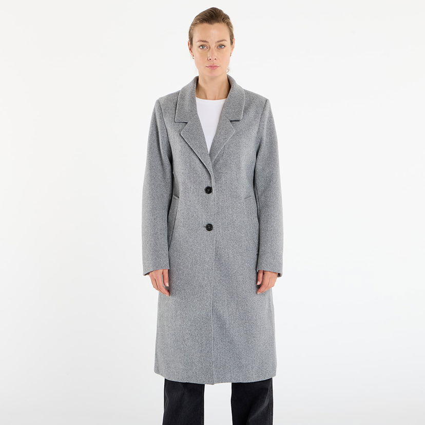 Kaputi Urban Classics Basic Single Breasted Lapel Coat XS Siva | TB7075-04915