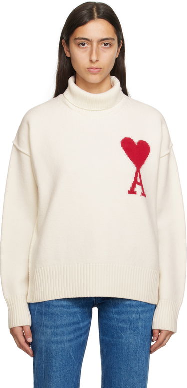 Džemper AMI Sweater Bijela | BFUKS406.018, 0