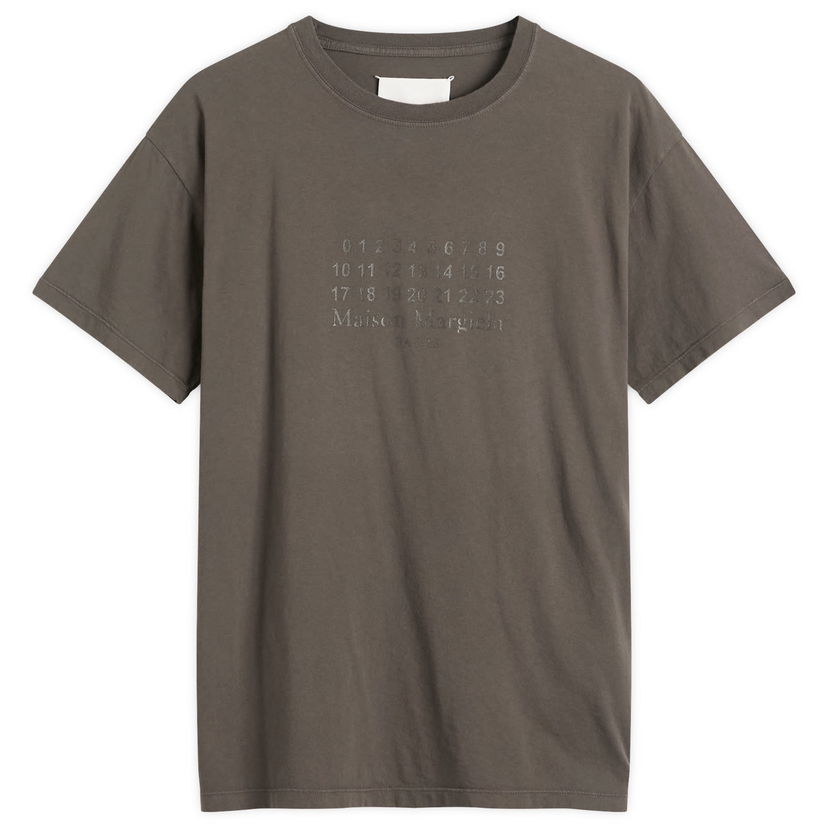 Majica kratkih rukava Maison Margiela Numeric Logo T-Shirt Siva | S29GC0307-S24575-810