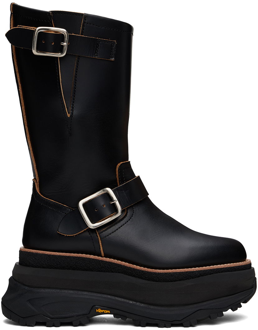 Odjeća sacai sacai Engineer Boots Crna | 24-07475