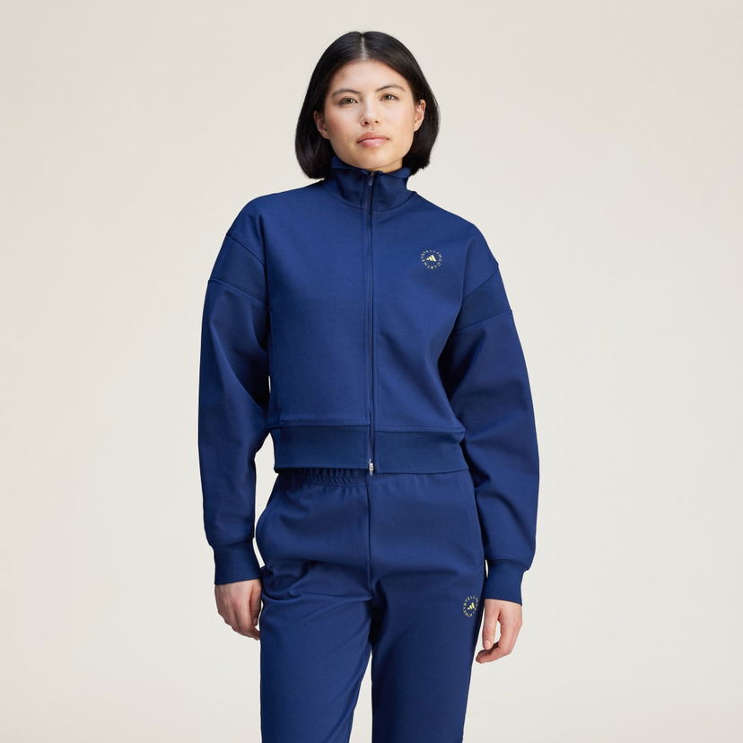 Dukserice adidas Performance adidas by Stella McCartney Knitted Jacket Tamnoplava | JF8515