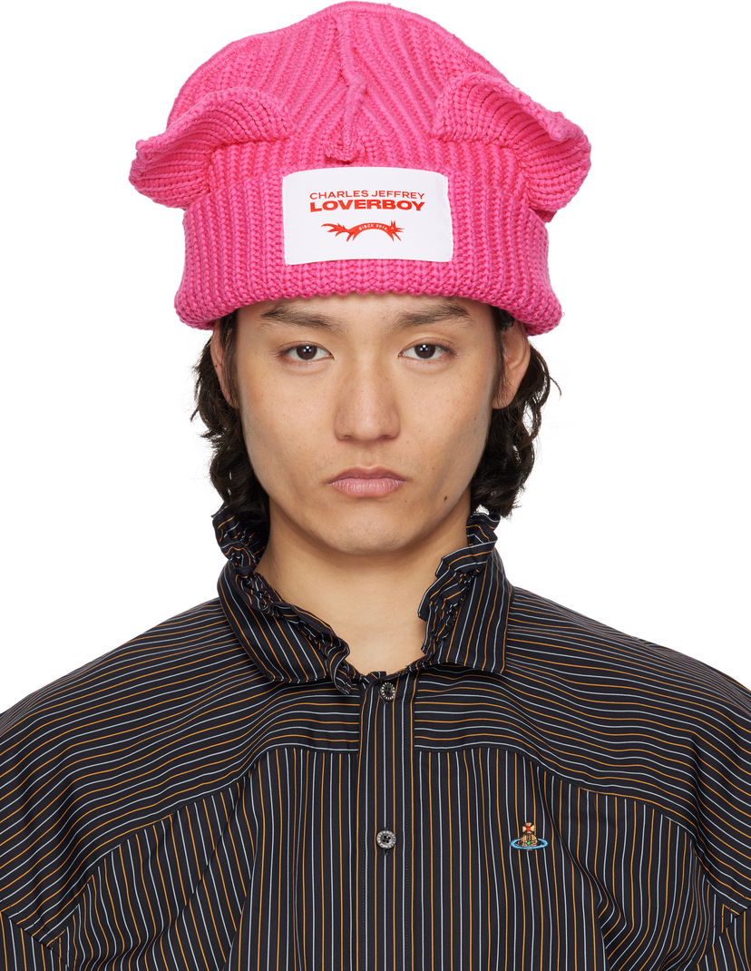 Kapica Charles Jeffrey Loverboy Charles Jeffrey LOVERBOY Chunky Ears Beanie Ružičasta | 54130305