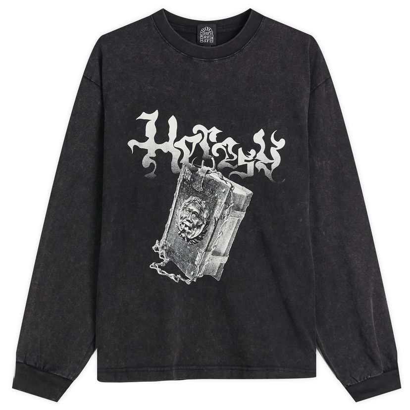 Majica kratkih rukava Heresy Heresy Tome Graphic Longsleeve T-Shirt Crna | HSS25-T09A