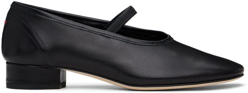 Haljina Aeyde Aeyde Pippa Leather Ballerina Flats Crna | A11-FL-GLVR25RO126-FW24-800-007