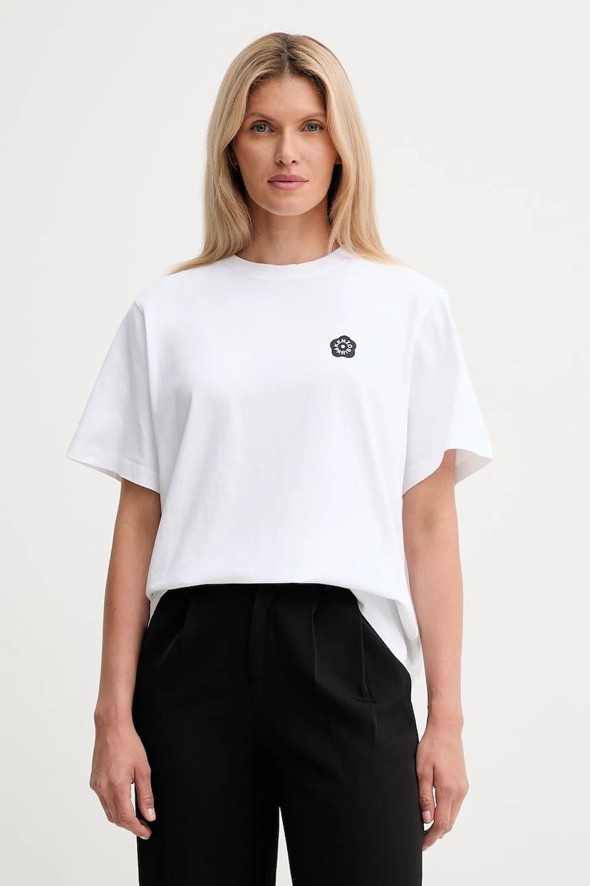 Majica kratkih rukava KENZO Kenzo Cotton Boke Flower T-Shirt Bijela | FF52TS5524SO