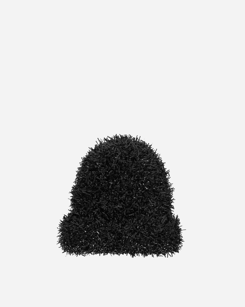 Kapica UNDERCOVER Fringe Knit Cap Crna | UC2D1H02 BLACK