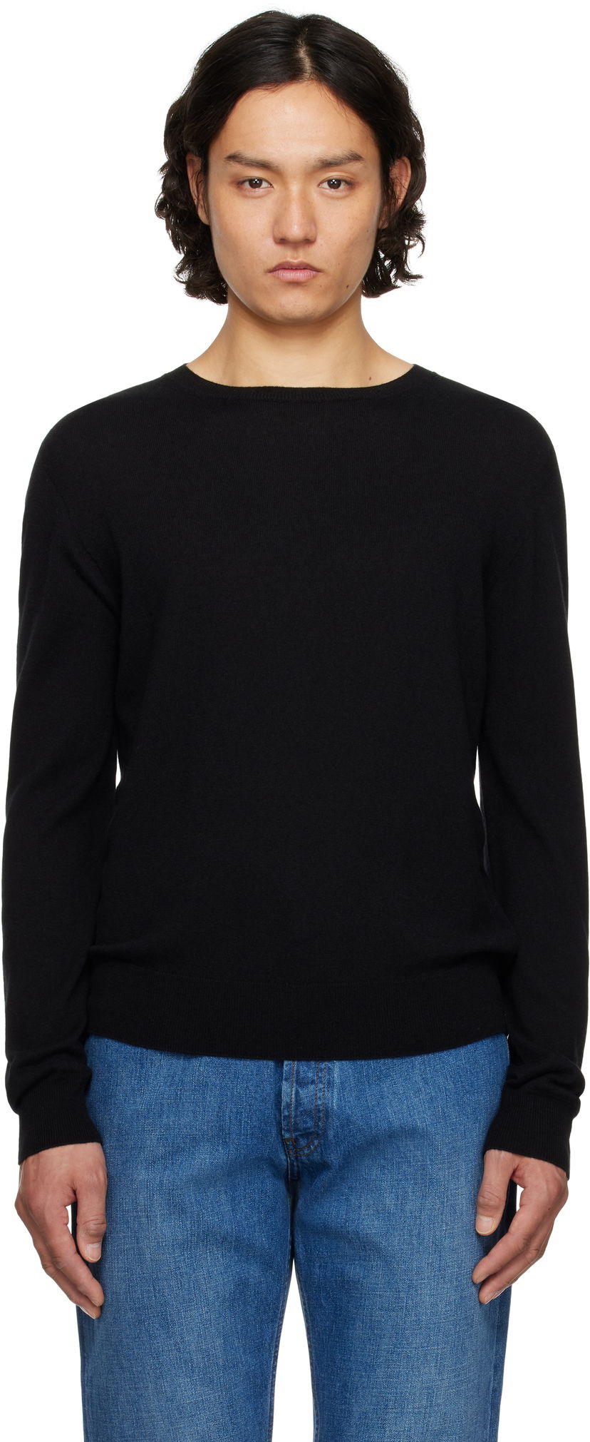 Džemper The Row The Row Rowley Sweater Crna | 920-Y751