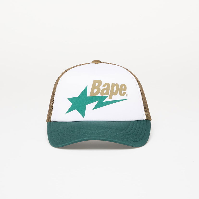 Kapa BAPE A BATHING APE Bape Sta Mesh Cap Bijela | 001CPL301006MGRN