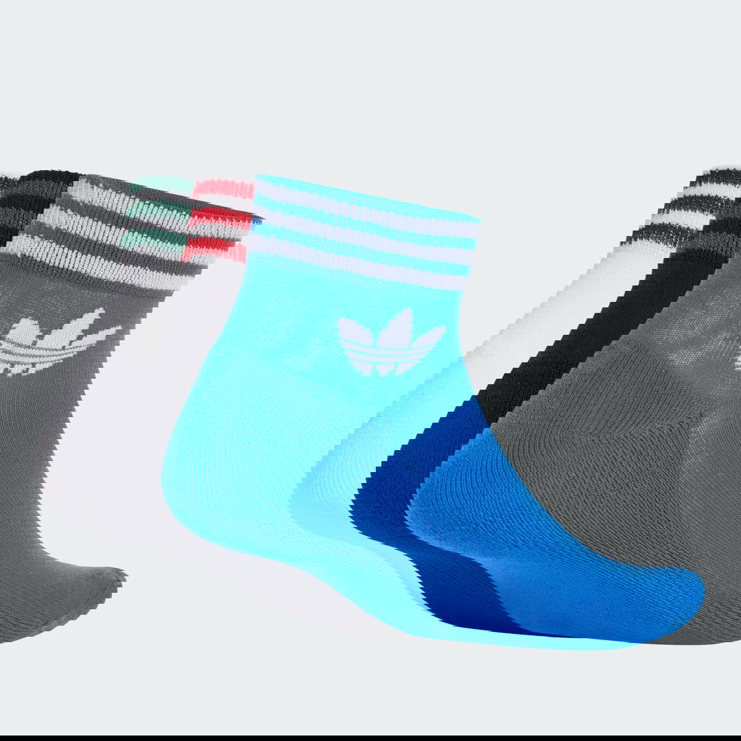 Čarape adidas Performance Trefoil Ankle Socks (3 Pairs) Plava | JI9487, 0