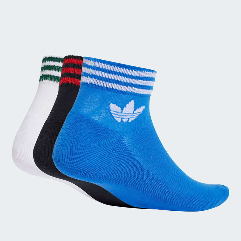 Čarape adidas Performance Trefoil Ankle Socks (3 Pairs) Plava | JI9487