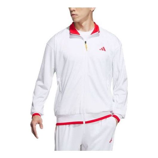 Trenerka adidas Originals Knit Tennis Jacket Bijela | IV7578