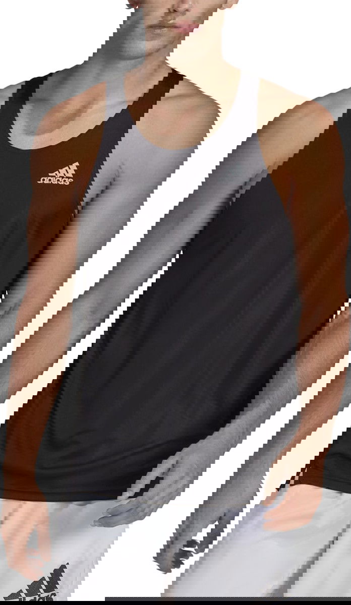 Majica bez rukava adidas Originals Run Tank Top Crna | hb7457