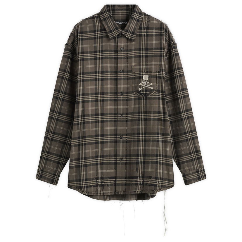 Košulja Mastermind WORLD MASTERMIND WORLD Reversible Raw Edge Plaid Shirt Višebojno | MW25S15-SH007-026