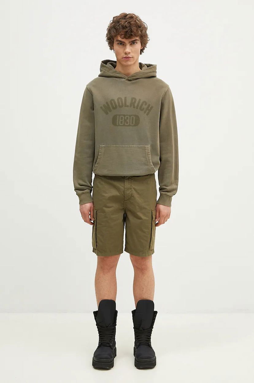 Dukserice WOOLRICH Hoodie Zelena | CFWOSW0220MRUT3686