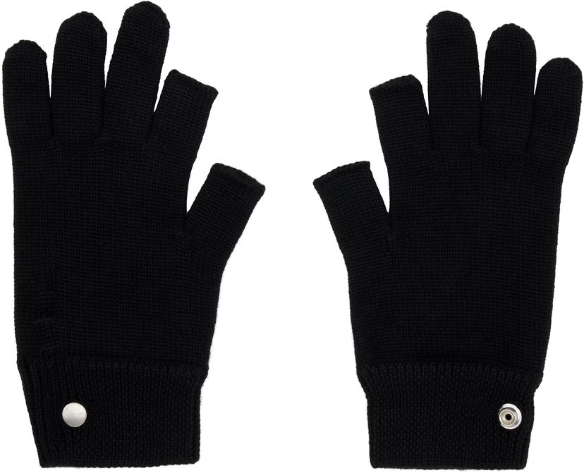 Rukavice Rick Owens Rick Owens Concordians Touchscreen Gloves Crna | RU02E1492 WS