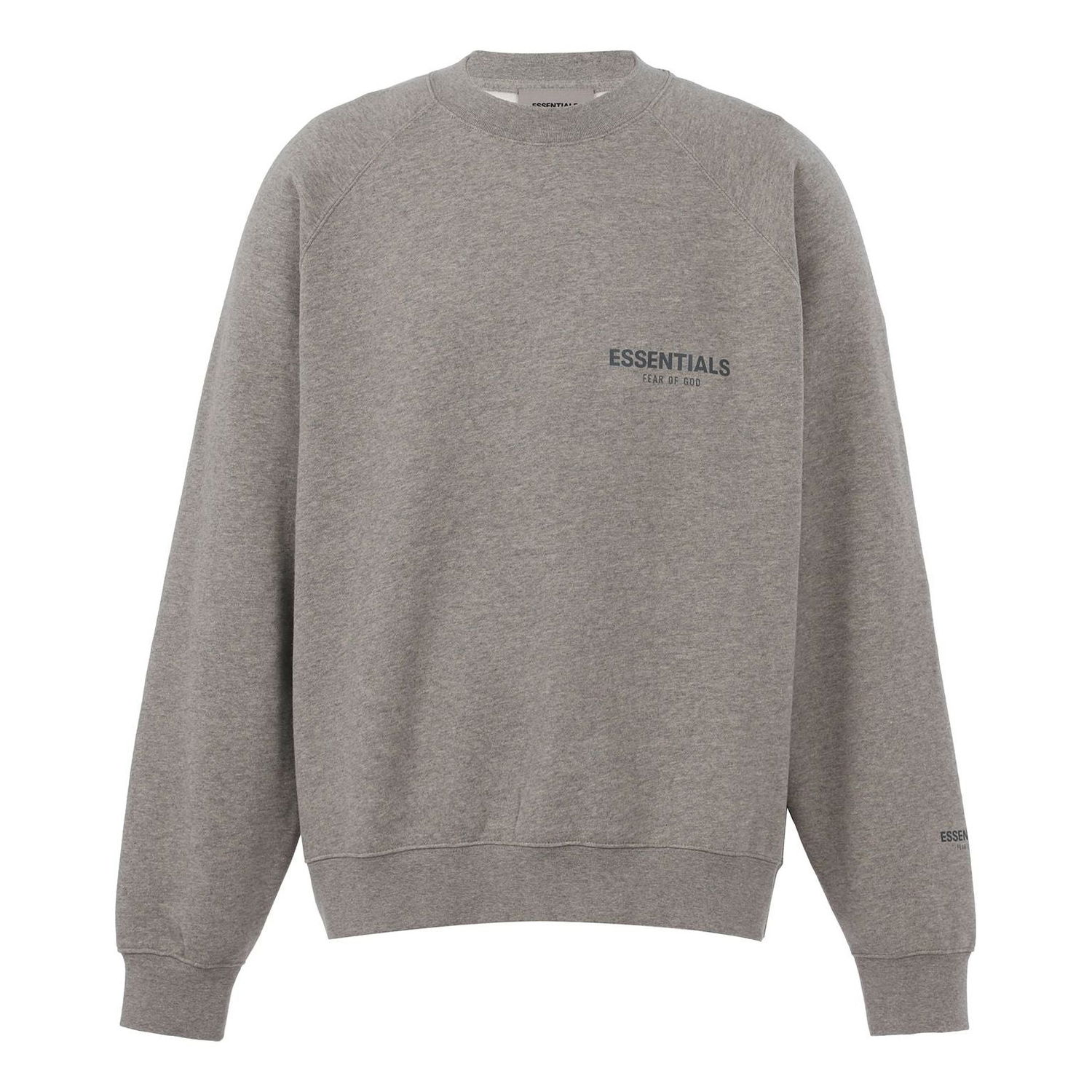Džemper Fear of God Essentials Pullover Crewneck Sweatshirt Siva | FOG-FW21-369, 0