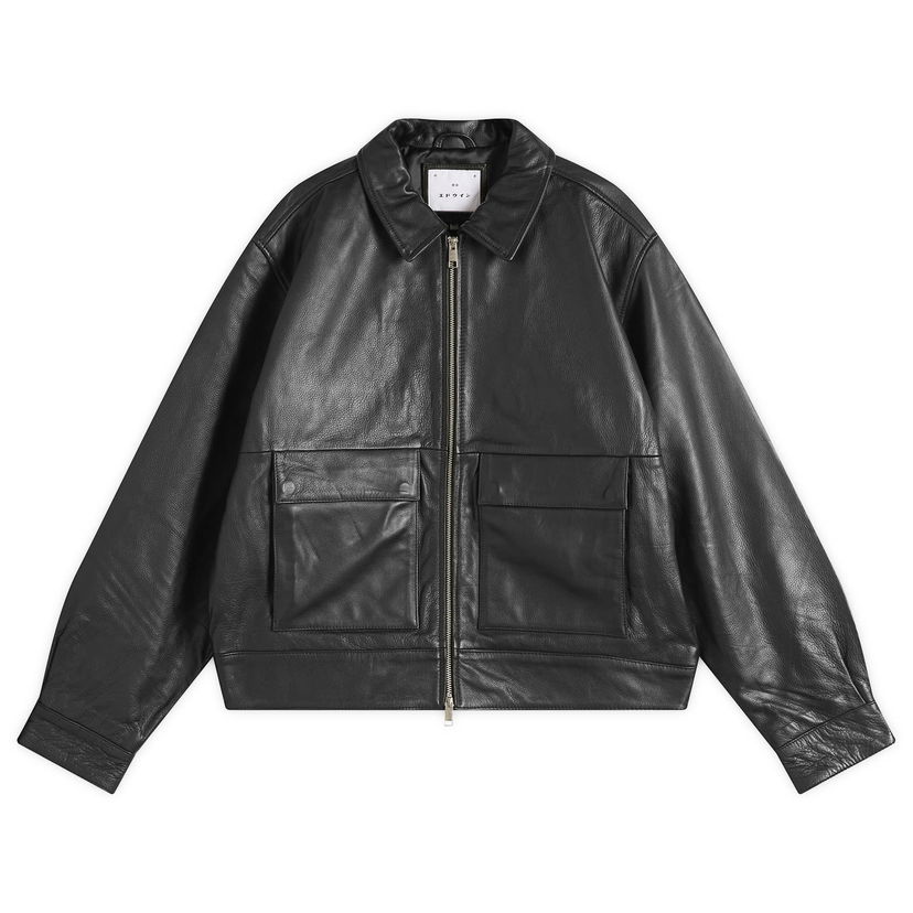 Jakna EDWIN Dogma Leather Jacket, Size Large Crna | I035716-8900