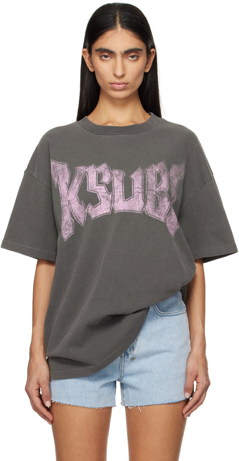 Majica kratkih rukava Ksubi World Tour Boyfriend Graphic T-Shirt Siva | WPS25TE004