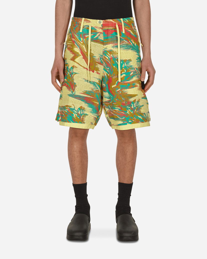 Kratke hlače Stone Island Abstract Print Shorts Žuta | 7619L0227 V2130