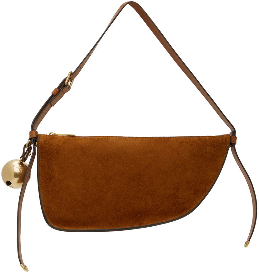 Torba oko struka Burberry Brown Small Shield Sling Bag Smeđa | 8075574