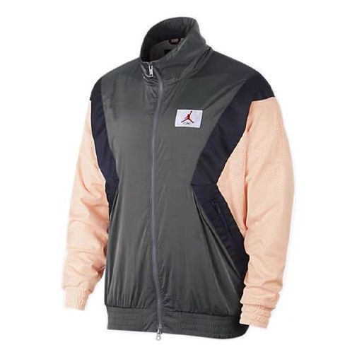 Vjetrovka Jordan Jordan Flight Casual Long Sleeve Stand Collar Jacket Zelena | AO0556-272